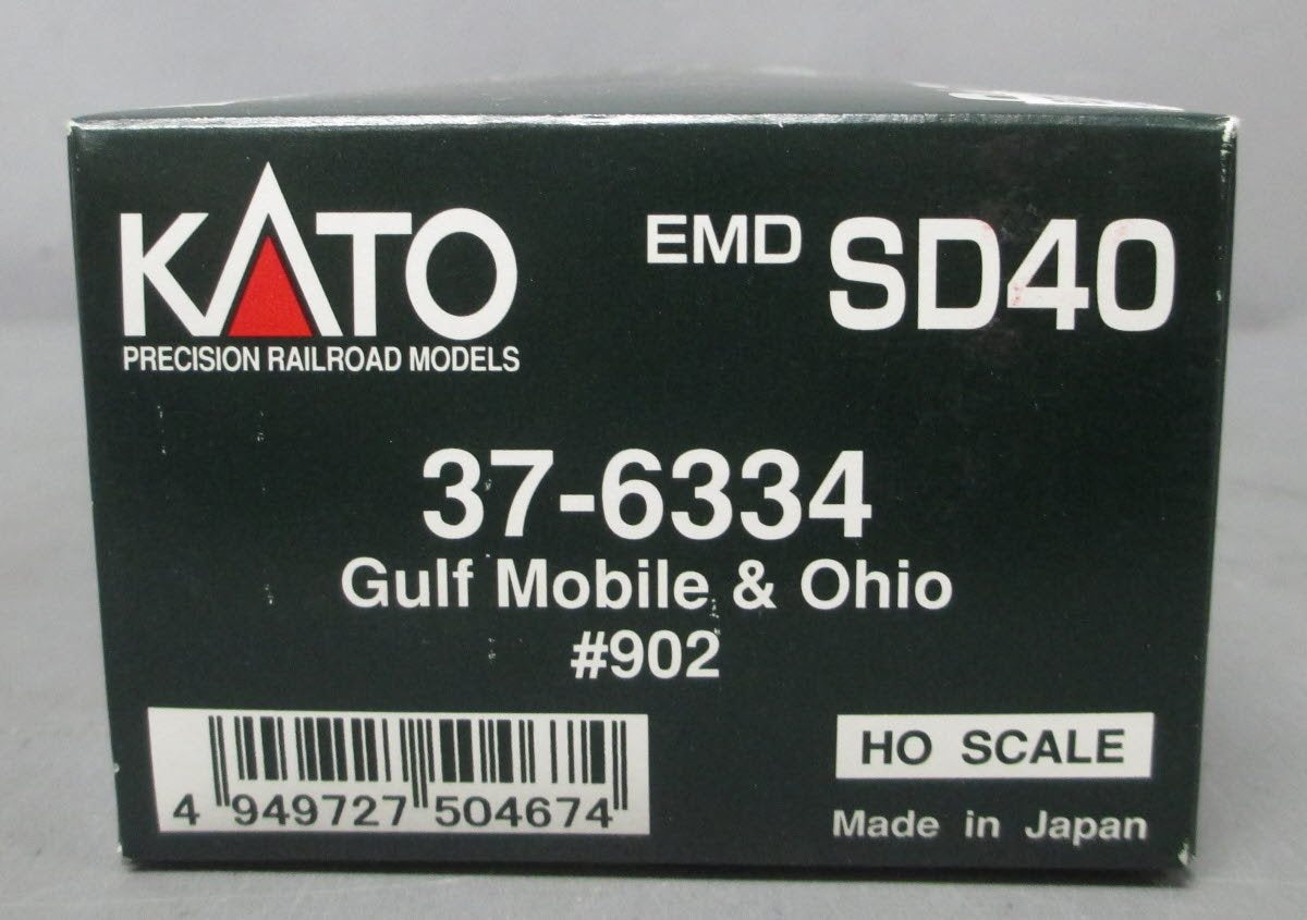 Kato 37-6334 Gulf Mobile & Ohio SD-40 Diesel Locomotive #902