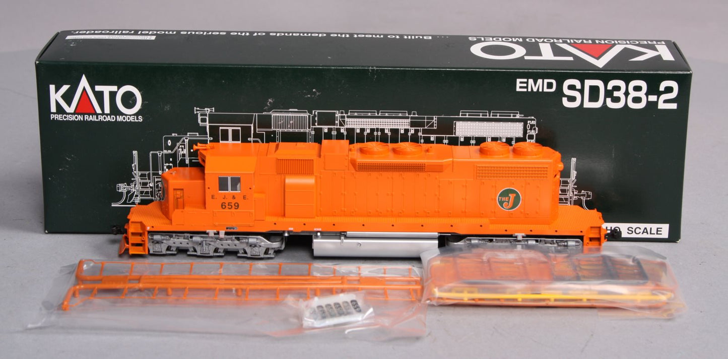 Kato 37-6482 HO Elgin, Joliet & Eastern EMD SD38-2 Diesel Locomotive #659