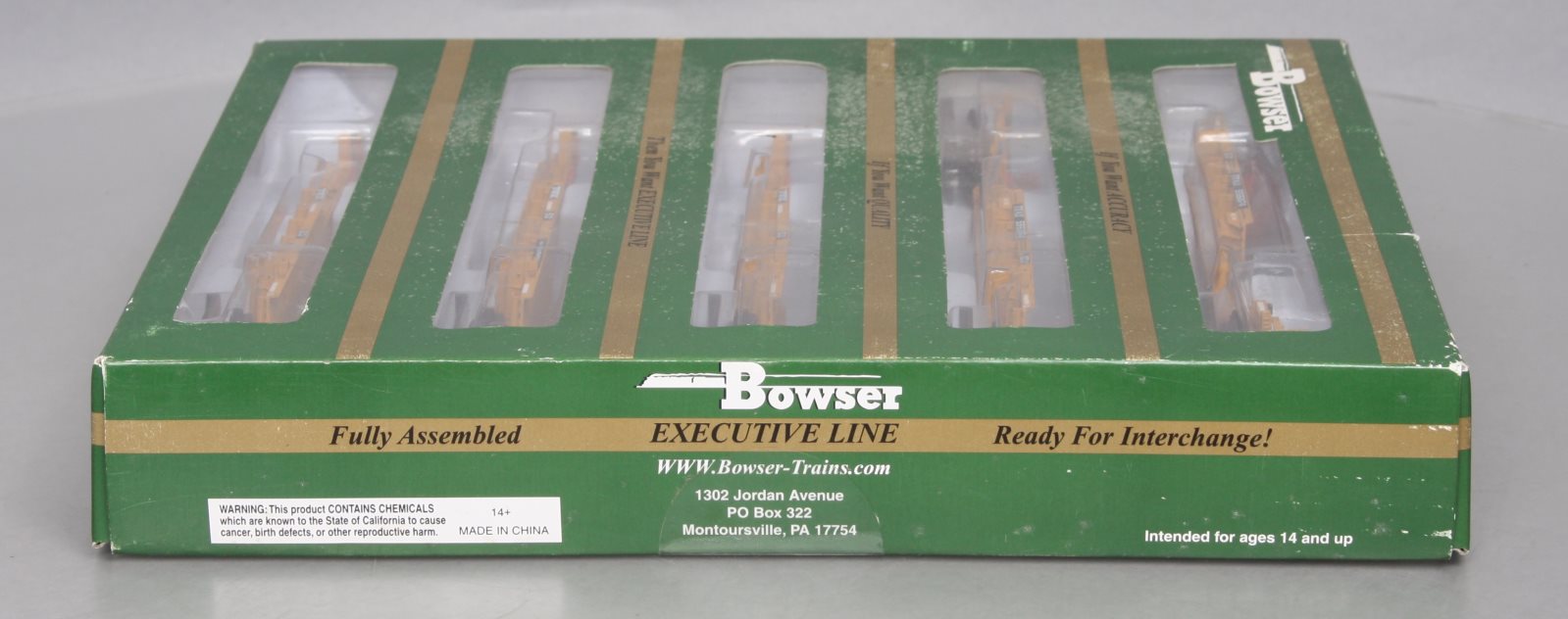 Bowser 40614 HO TTAX Trinity 53' Spine Car 5-Unit Set #555074