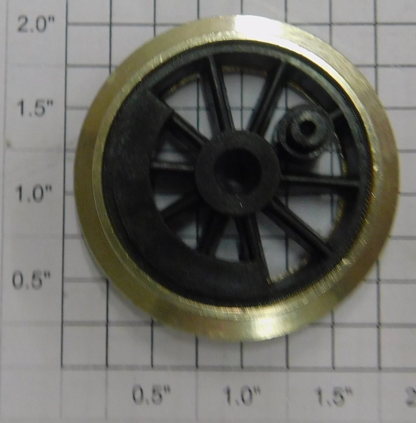 LGB 22000-1 Metal Black Spoked Locomotive Wheel