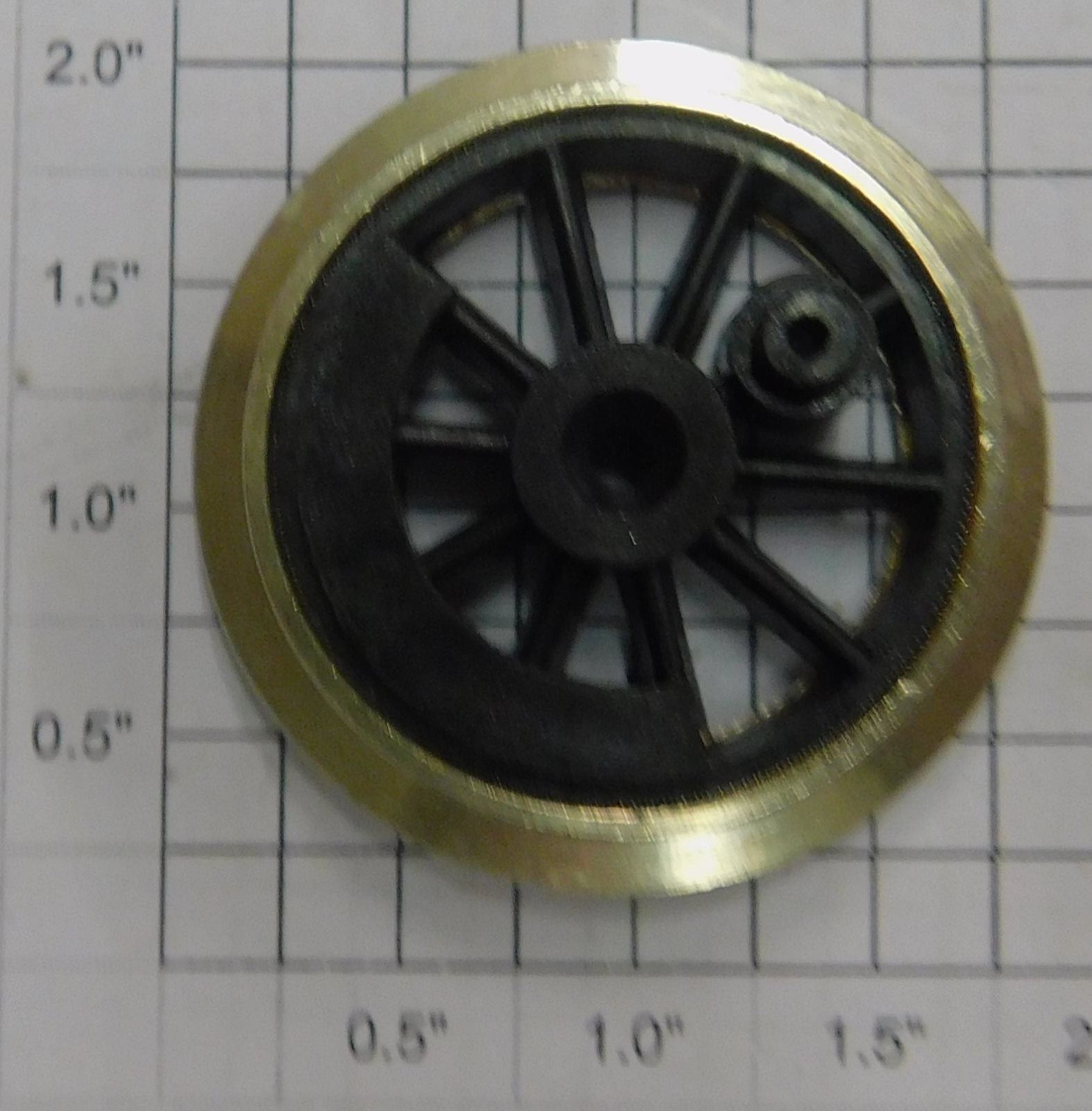 LGB 22000-1 Metal Black Spoked Locomotive Wheel