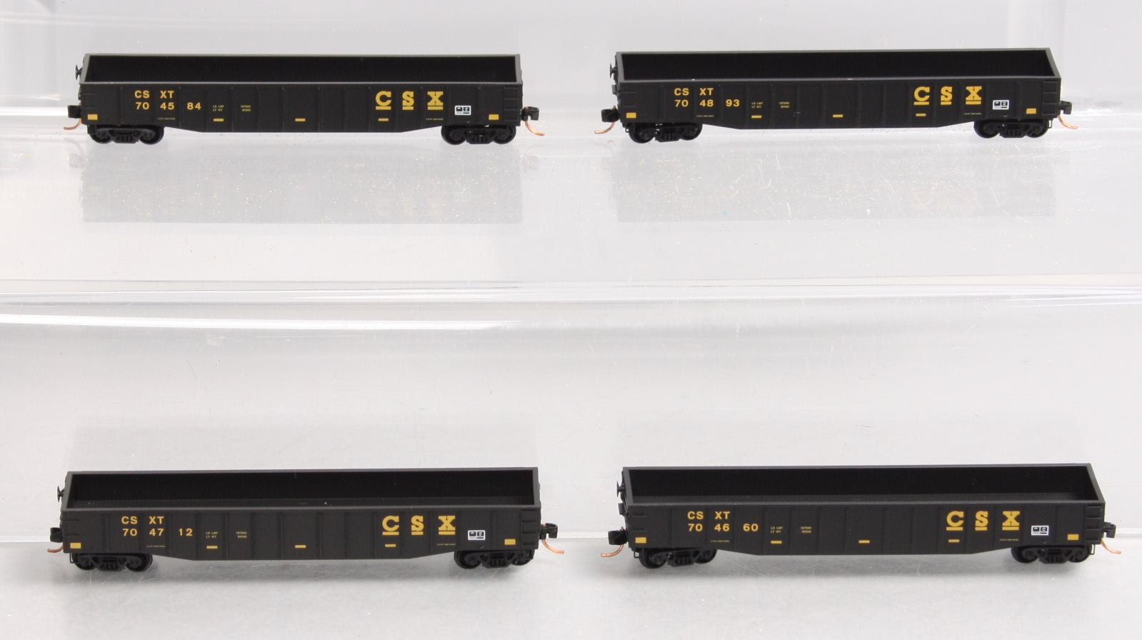 Micro-Trains 99300085 N CSX 50' Gondola Four Car Runner Pack (Set of 4)