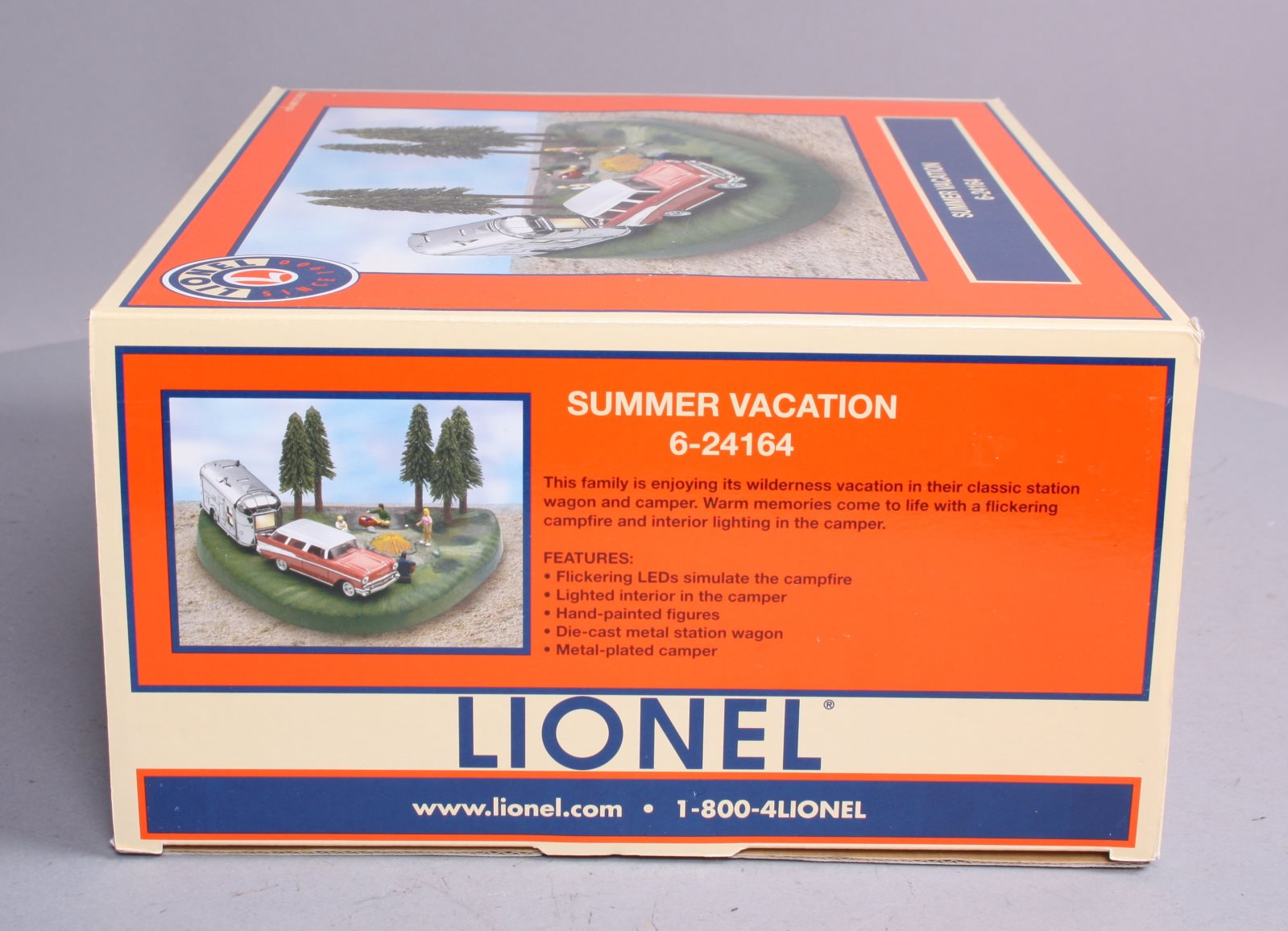 Lionel 6-24164 O Gauge Summer Vacation Animated Camping Scene