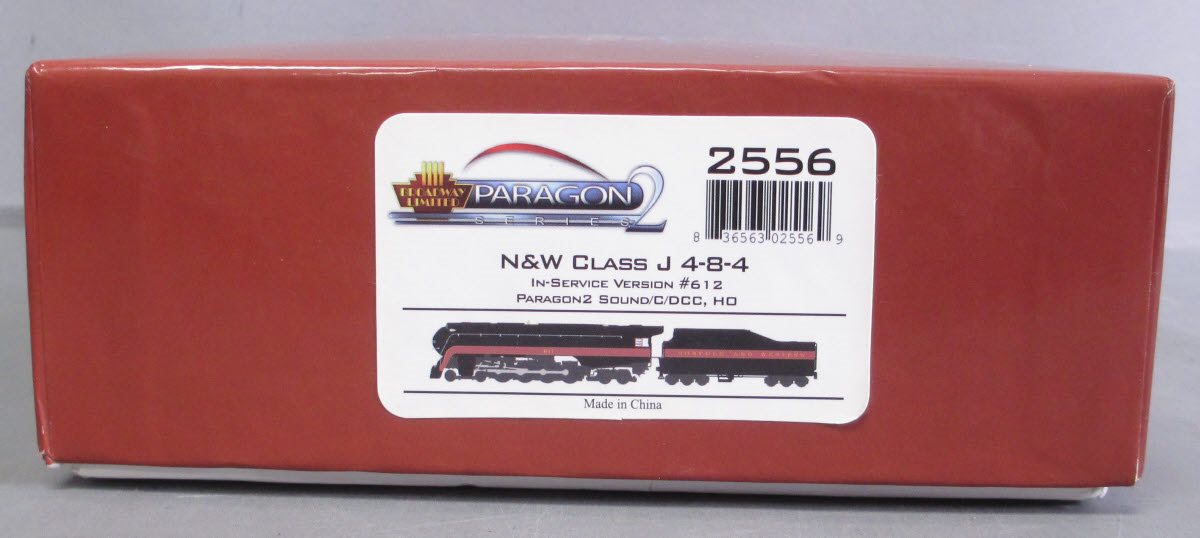 Broadway Limited 2556 HO Norfolk & Western Class J 4-8-4 Paragon2™ #612