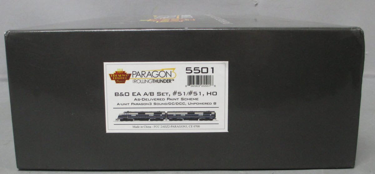 Broadway Limited 5501 HO Scale Baltimore & Ohio EMC EA/EB Diesel Set #51/51X
