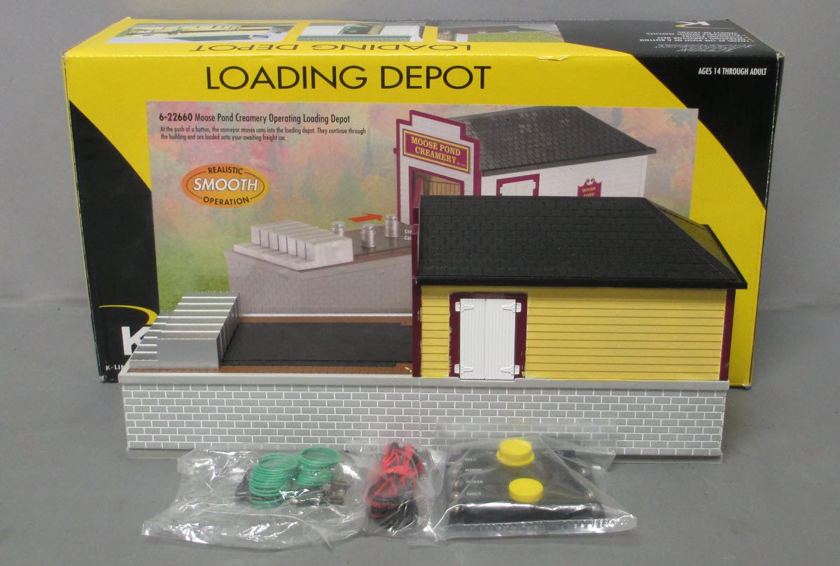 K-Line 6-22660 O Moose Pond Creamery Operating Loading Depot
