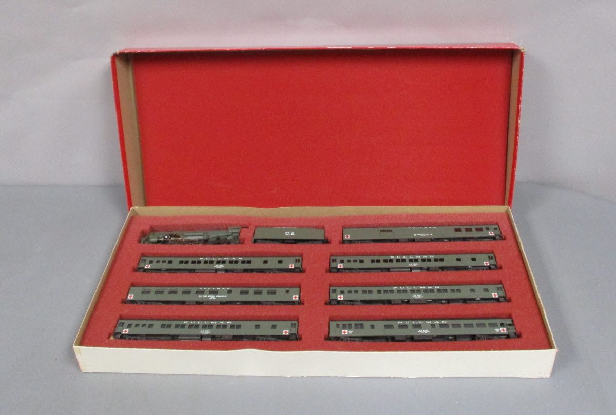 Con-Cor 0002 HO Gauge U.S. Army Hospital Steam Train Limited Edition Set