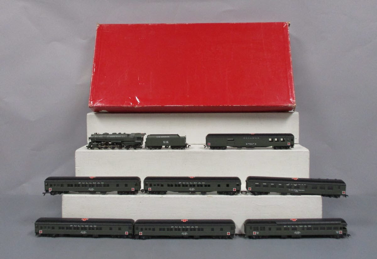 Con-Cor 0002 HO Gauge U.S. Army Hospital Steam Train Limited Edition Set