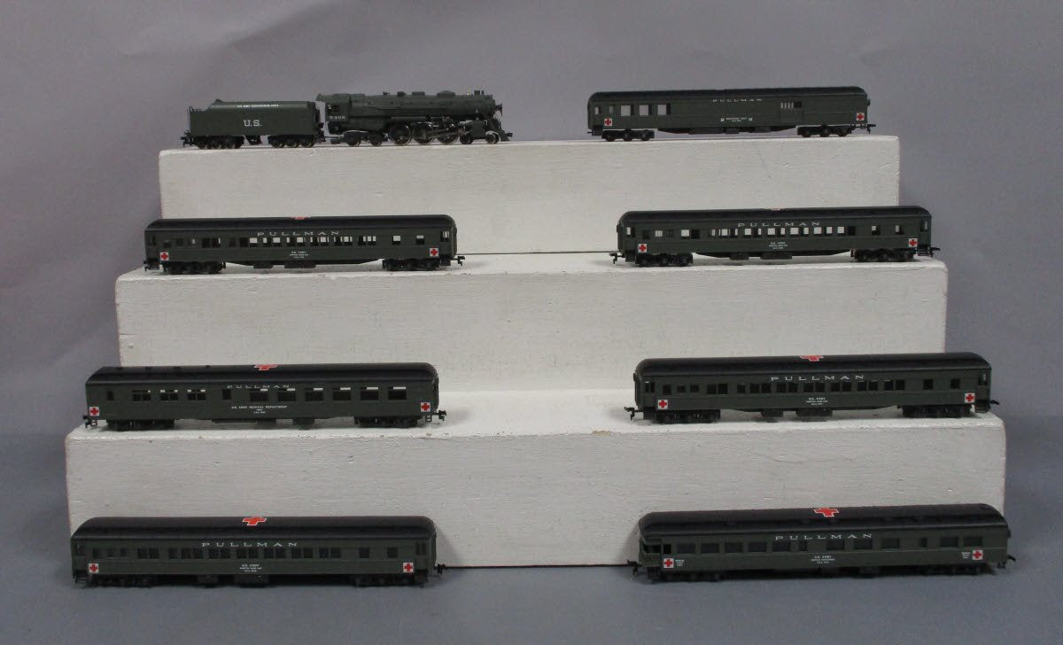 Con-Cor 0002 HO Gauge U.S. Army Hospital Steam Train Limited Edition Set