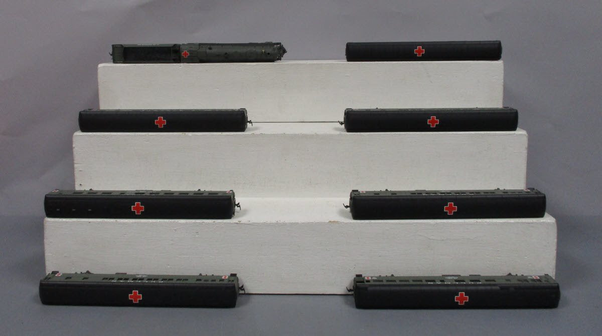 Con-Cor 0002 HO Gauge U.S. Army Hospital Steam Train Limited Edition Set