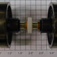 LGB 9000X-4 46mm Black Loco Geared Wheel Set with Extended Keyed Axles