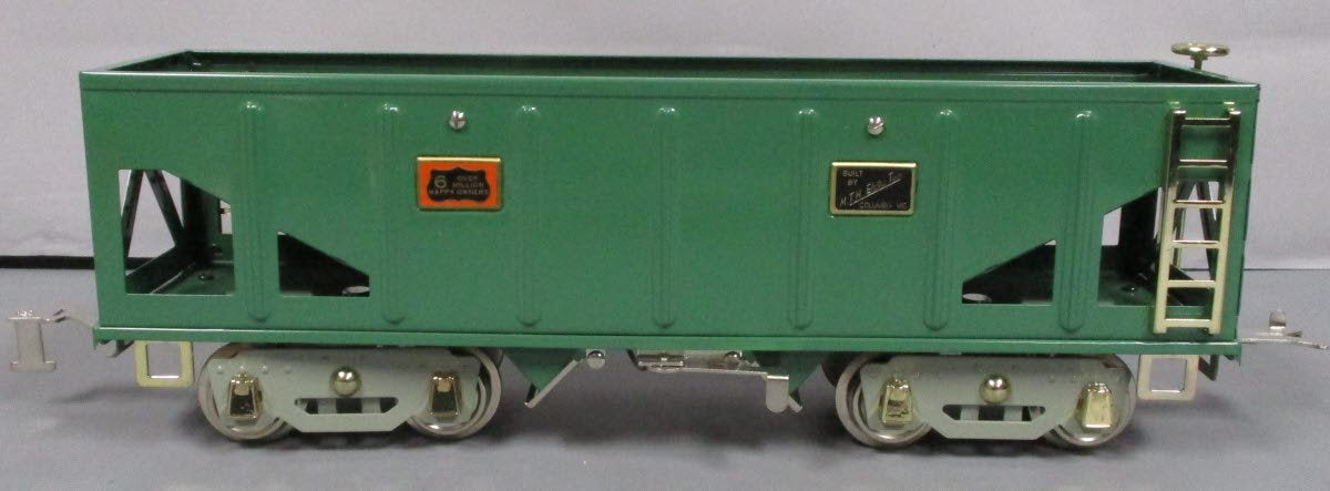 MTH 10-2202 Std. Gauge Tinplate Green 4006 Hopper Car