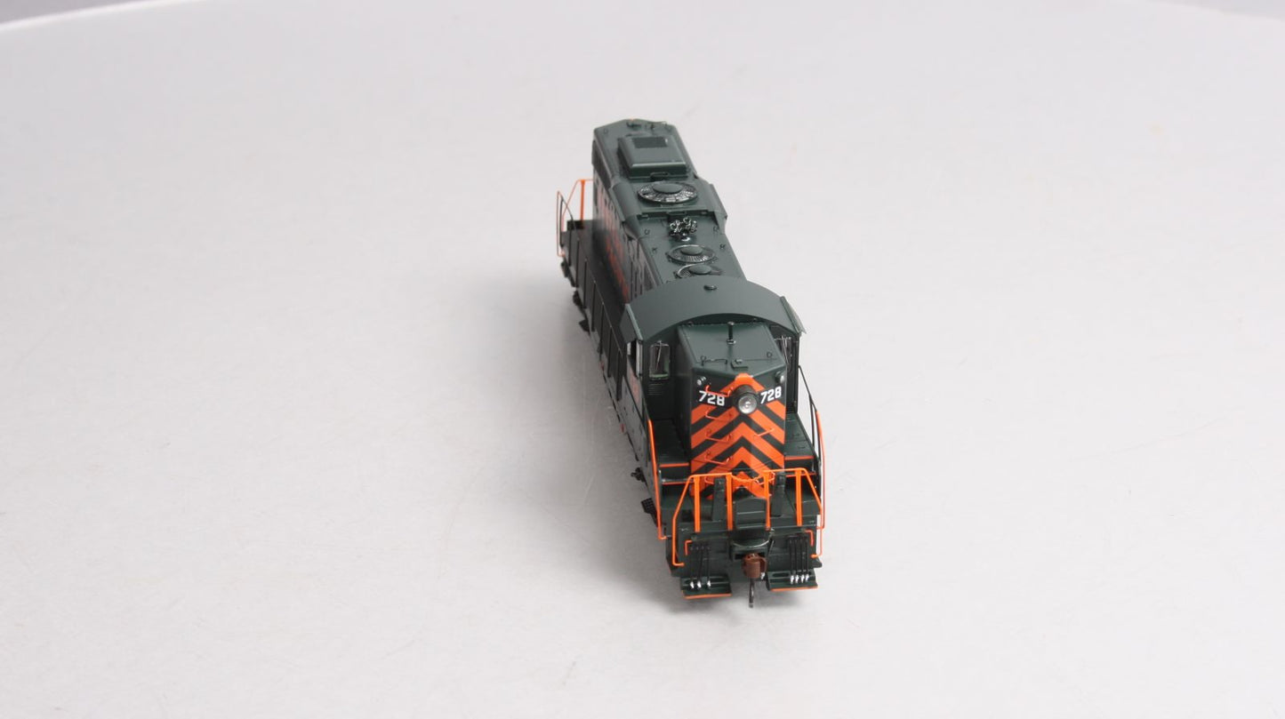 Athearn G62743 HO Genesis Western Pacific GP9 W/Sound Diesel Locomotive #728