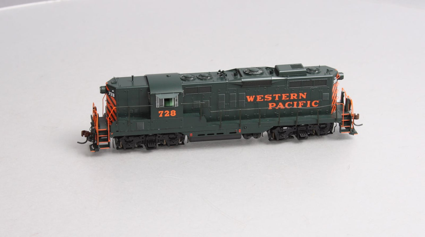 Athearn G62743 HO Genesis Western Pacific GP9 W/Sound Diesel Locomotive #728