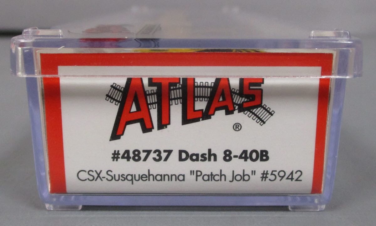 Atlas 48737 N Scale CSX Susquehana Dash 8-40B Diesel Locomotive #5942