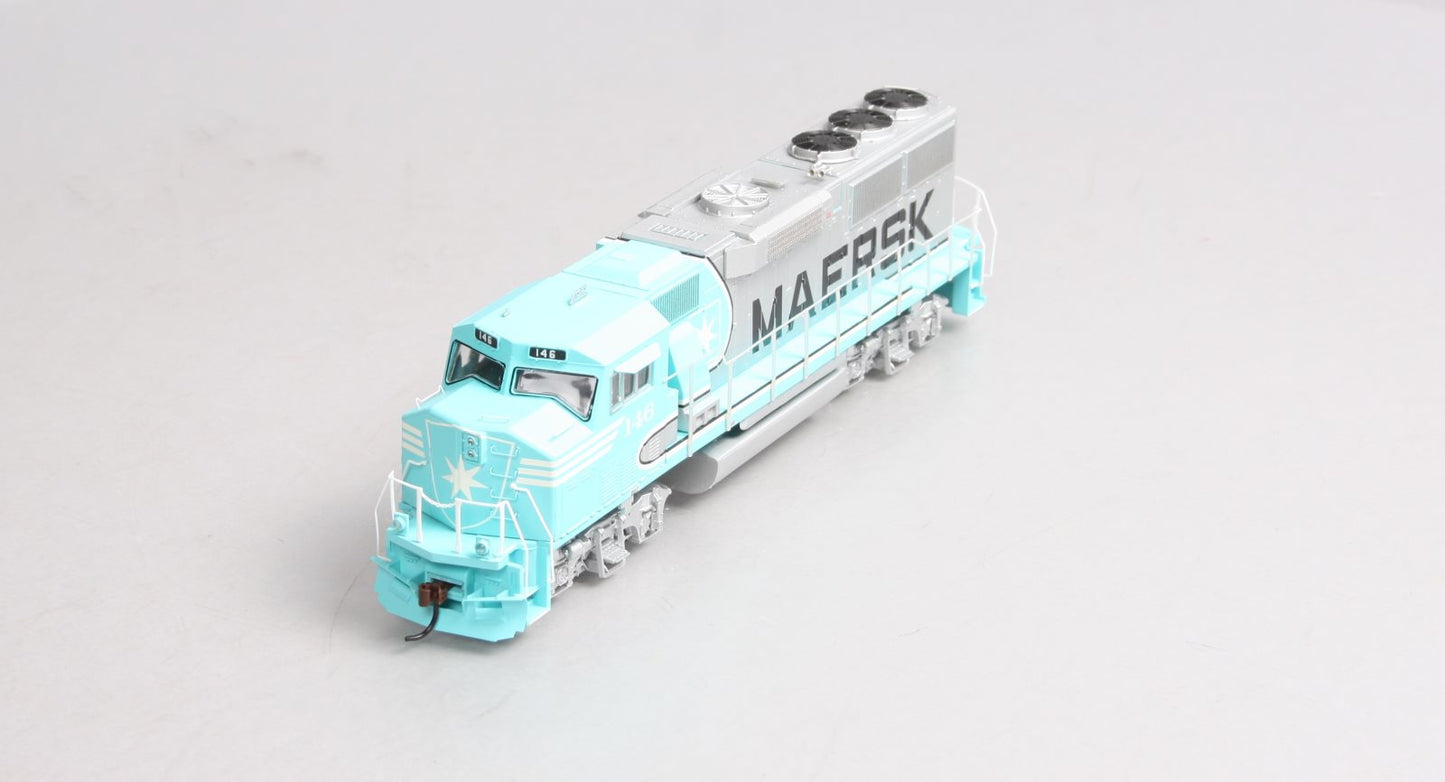 Athearn 88845 HO SF/Maersk RTR GP60M Diesel Locomotive #146