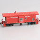 Athearn G63032 HO Genesis Western Pacific 481 Bay Window Caboose W/Lights#483