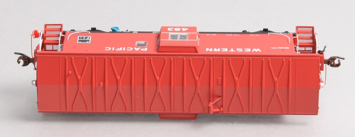 Athearn G63032 HO Genesis Western Pacific 481 Bay Window Caboose W/Lights#483