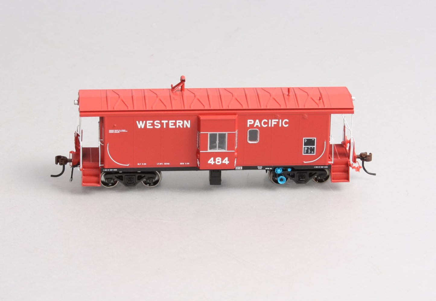 Athearn G63033 HO Genesis Western Pacific 481ClasBay Window Caboose W/Lights#484
