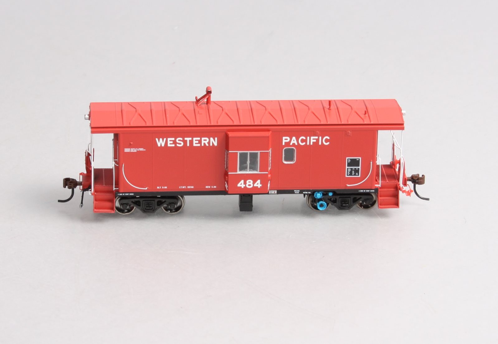 Athearn G63033 HO Genesis Western Pacific 481ClasBay Window Caboose W/Lights#484