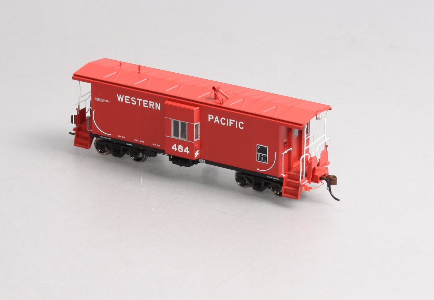 Athearn G63033 HO Genesis Western Pacific 481ClasBay Window Caboose W/Lights#484