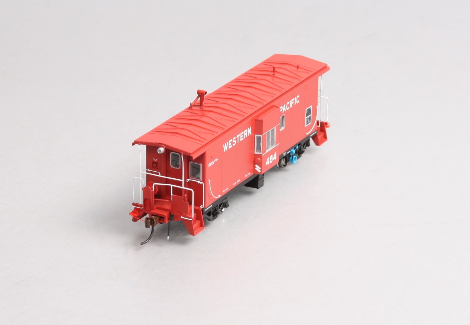 Athearn G63033 HO Genesis Western Pacific 481ClasBay Window Caboose W/Lights#484