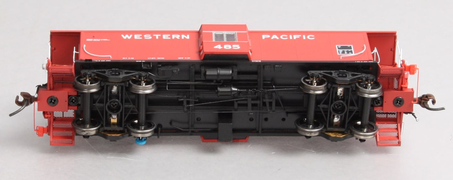Athearn G63034 Genesis HO Western Pacific Bay Window Caboose W/Lights #485