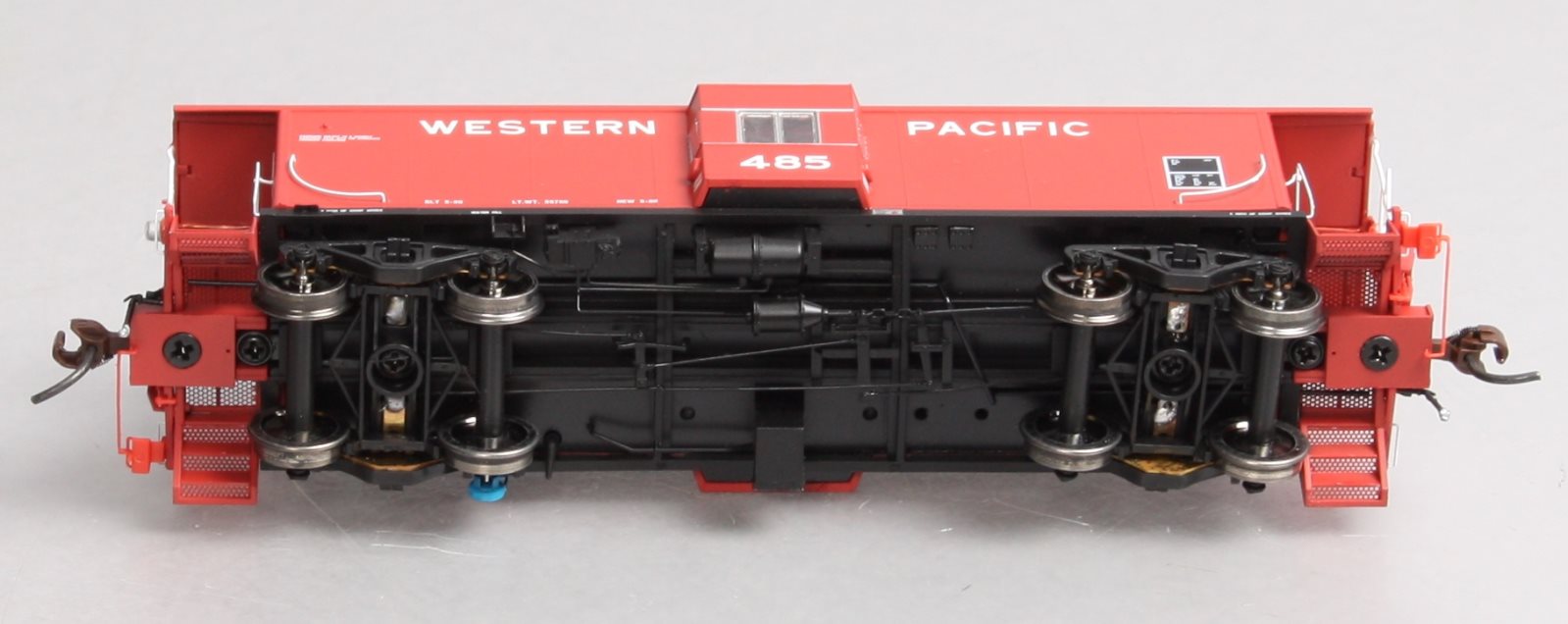 Athearn G63034 Genesis HO Western Pacific Bay Window Caboose W/Lights #485