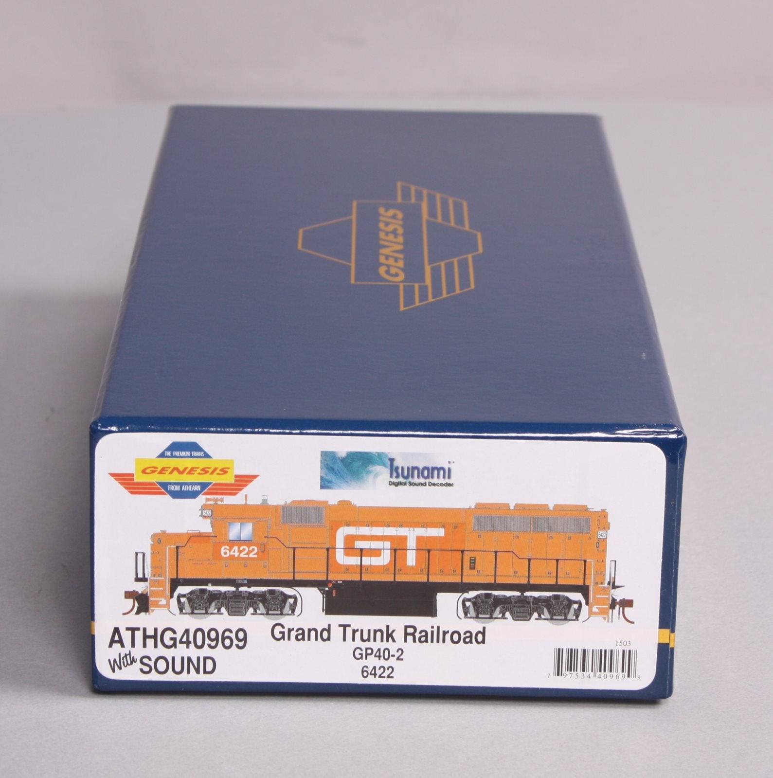 Athearn G40969 HO Grand Trunk Western GP40-2 Diesel Loco w/DCC