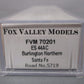 Fox Valley Models 70201 N RTR ES44AC, BNSF/H2/White Frame Stripe #5719