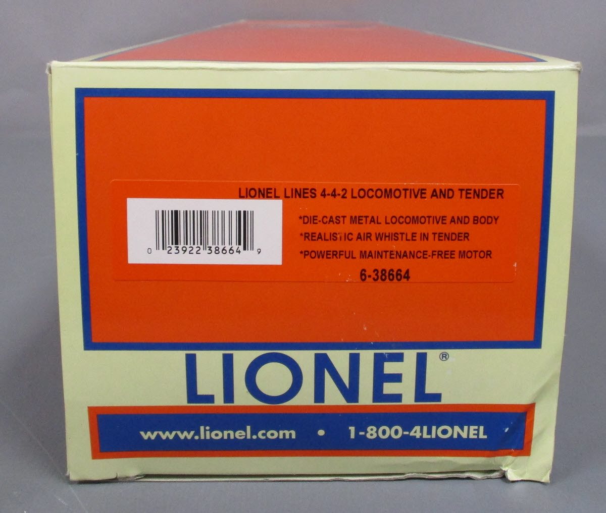 Lionel 6-38664 O Lionel Lines 4-4-2 Steam Locomotive & Tender #1058