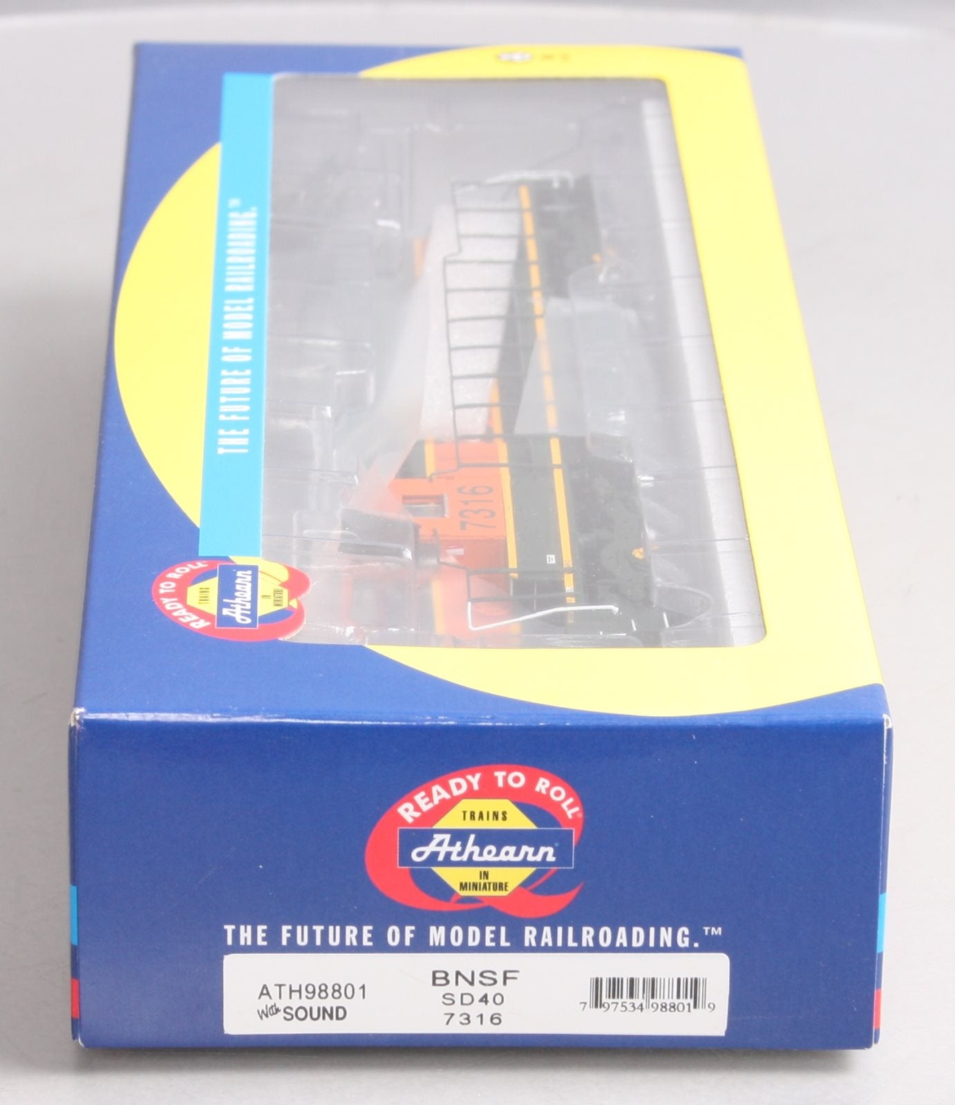 Athearn 98801 HO BNSF/Heritage I RTR SD40 Diesel Locomotive w/DCC & Sound #7316