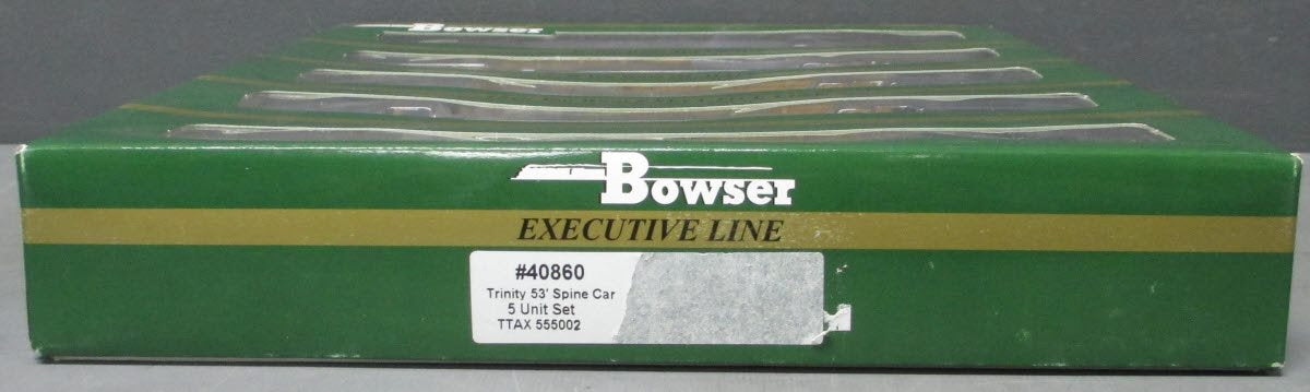 Bowser 40860 HO TTAX Trinity 53' 5-Unit Spine Car #555002