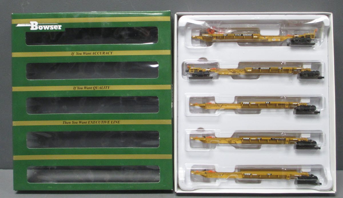 Bowser 40860 HO TTAX Trinity 53' 5-Unit Spine Car #555002