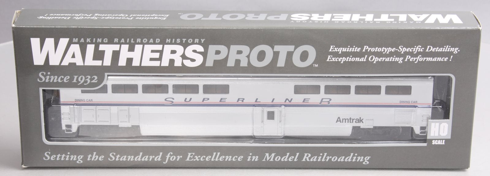 Walthers 920-12031 HO Amtrak 85' Pullman-Standard Superliner Diner Phase III