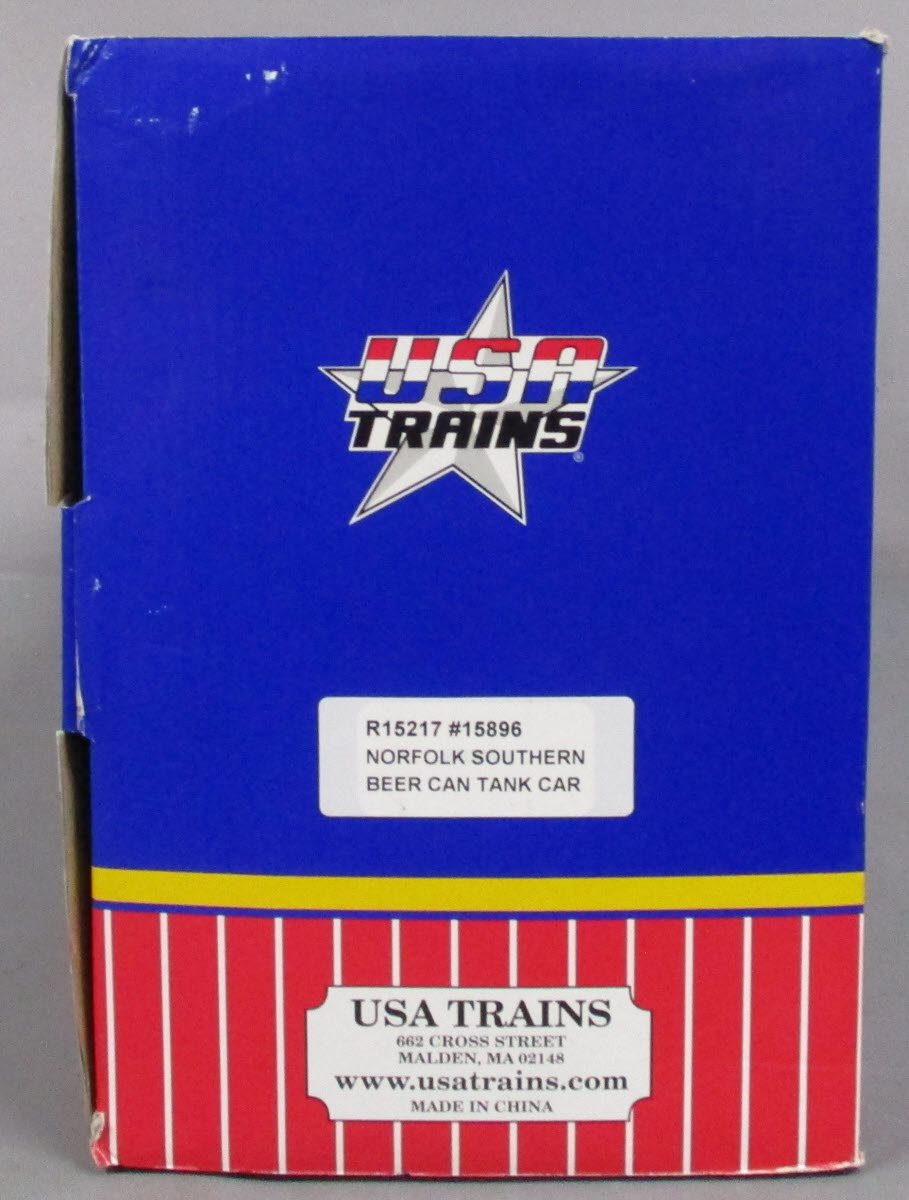 USA Trains R15217 G Gauge Norfolk Southern Beer Can Tank Car (Metal Wheels)