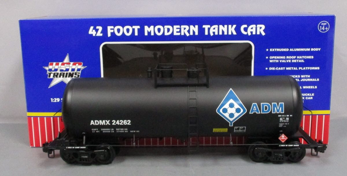 USA Trains R15264 G Black ADM 42' Modern Tank Car #24262