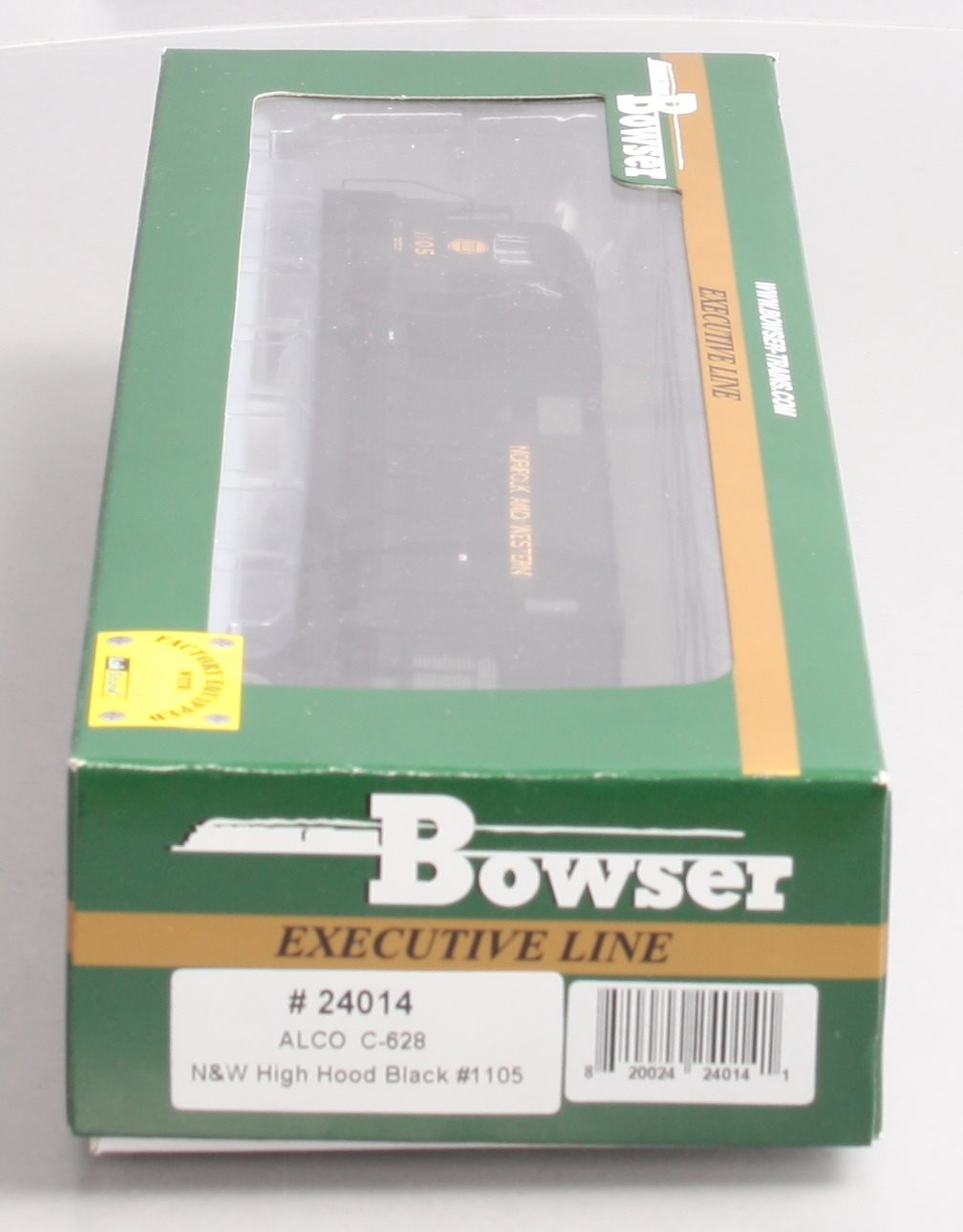 Bowser 24014 HO Norfolk & Western High Hood Black ALCO C-628 #1105