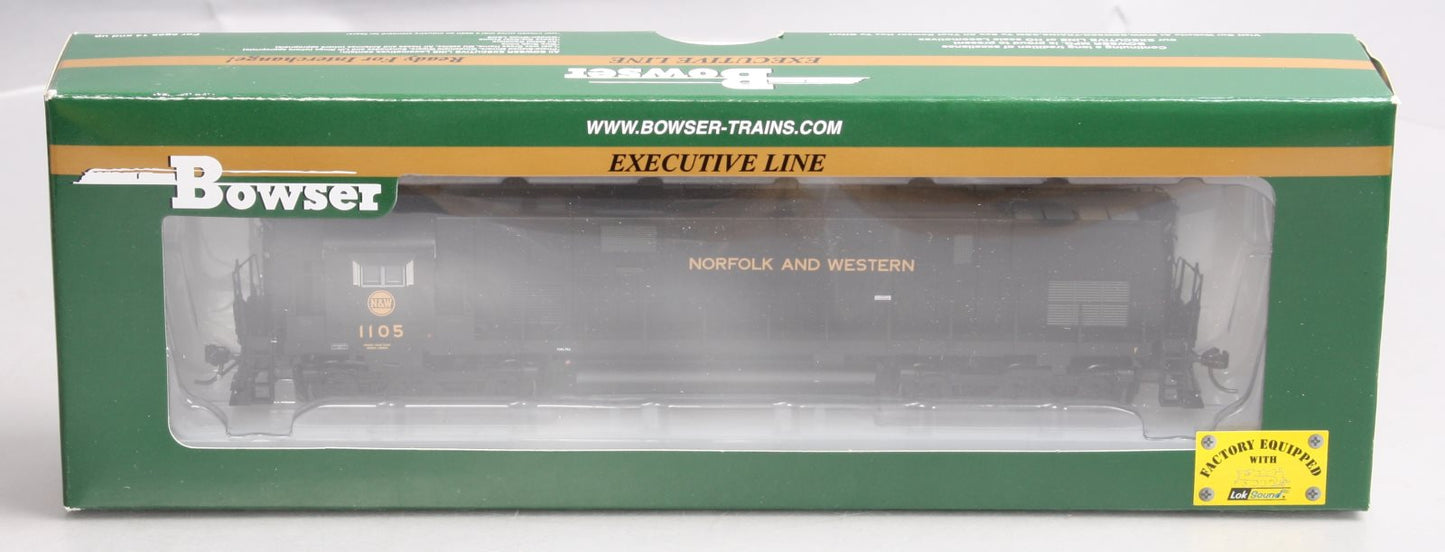 Bowser 24014 HO Norfolk & Western High Hood Black ALCO C-628 #1105