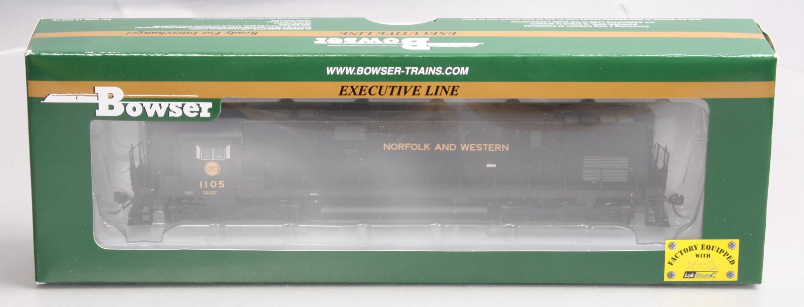 Bowser 24014 HO Norfolk & Western High Hood Black ALCO C-628 #1105