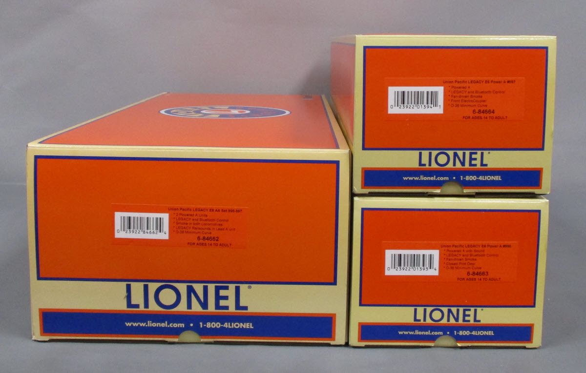 Lionel 6-84662 Union Pacific Legacy AA E6 Diesel Locomotive Set #996/997