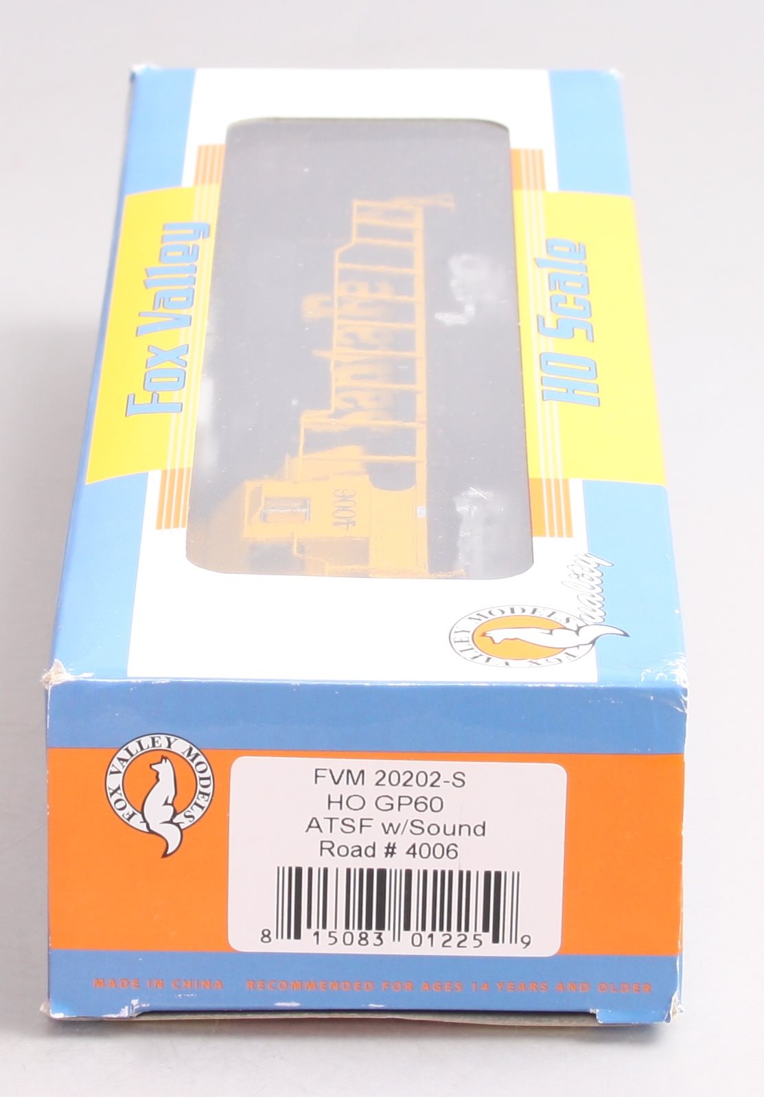 Fox Valley Models 20202-S HO Santa Fe EMD GP60 Diesel Loco ESU LokSound #4006