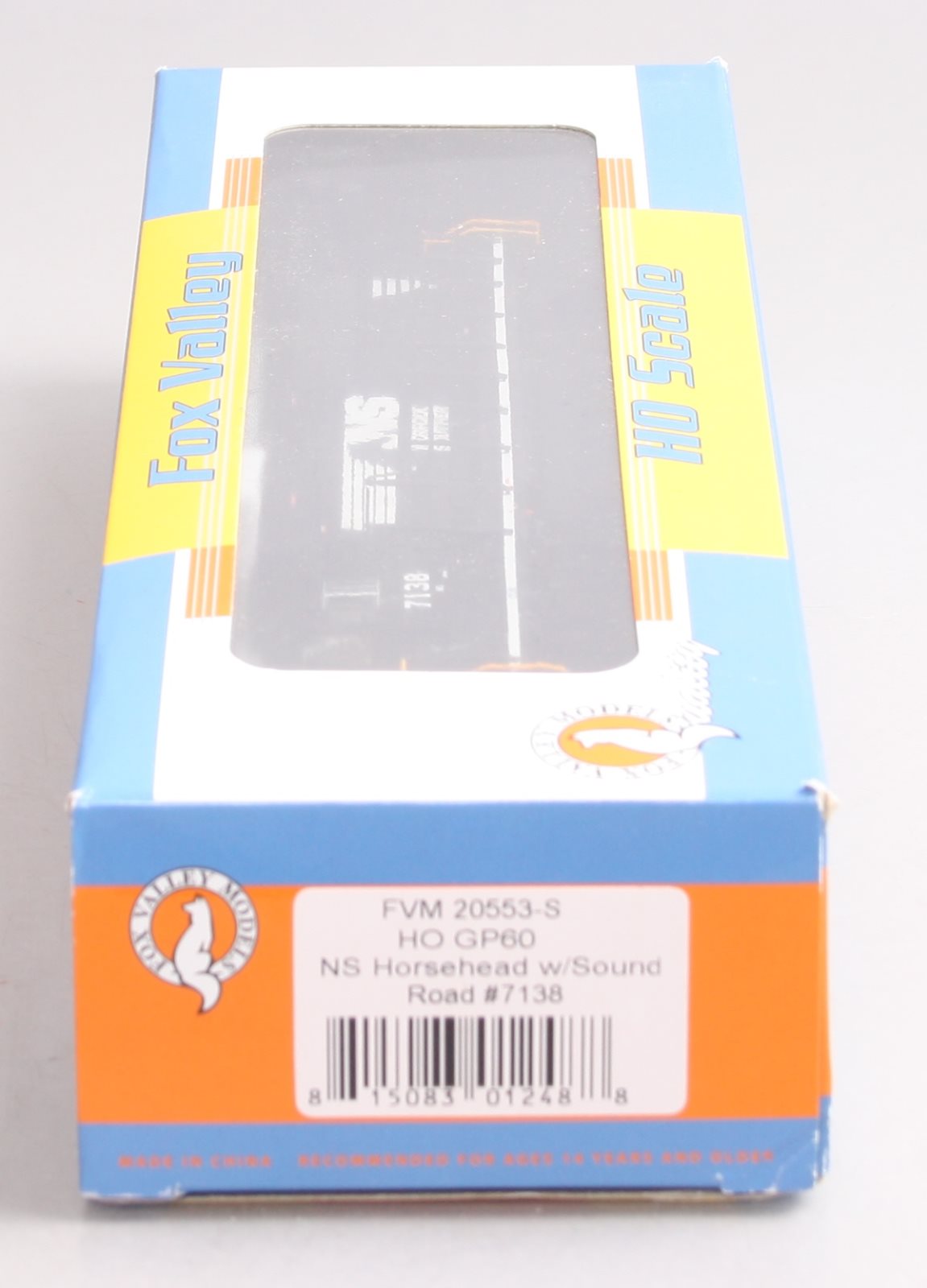 Fox Valley Models 20553-S HO Norfolk Southern (Horsehead) GP60 with Sound #7138