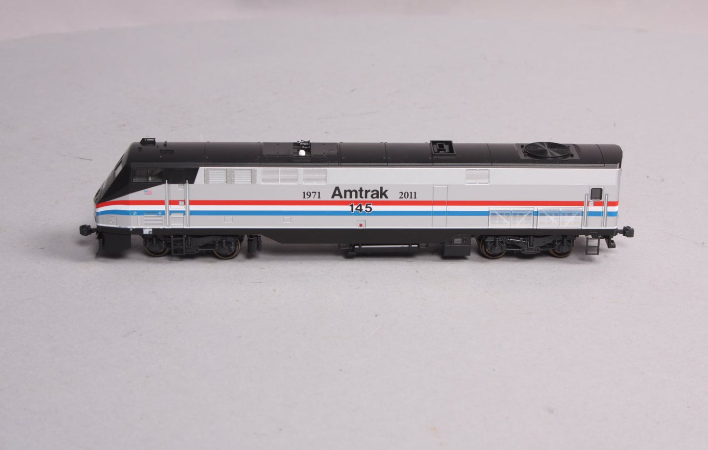 Kato 37-6106 HO Amtrak P42 "Genesis" 40th Anniv Phase III Diesel Locomotive #145