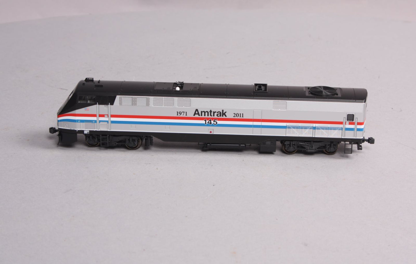 Kato 37-6106 HO Amtrak P42 "Genesis" 40th Anniv Phase III Diesel Locomotive #145