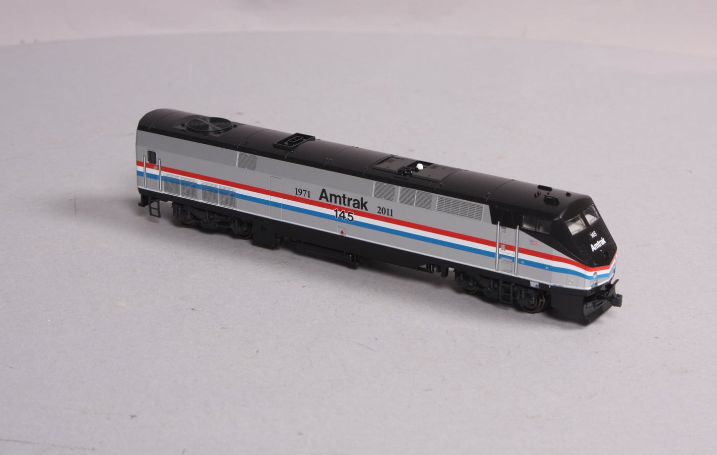 Kato 37-6106 HO Amtrak P42 "Genesis" 40th Anniv Phase III Diesel Locomotive #145