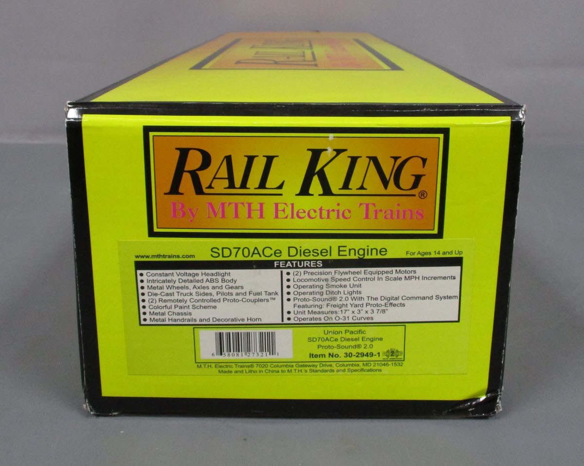 MTH 30-2949-1 Union Pacific SD70ACe Imperial Diesel Engine w/PS 2.0 #8321