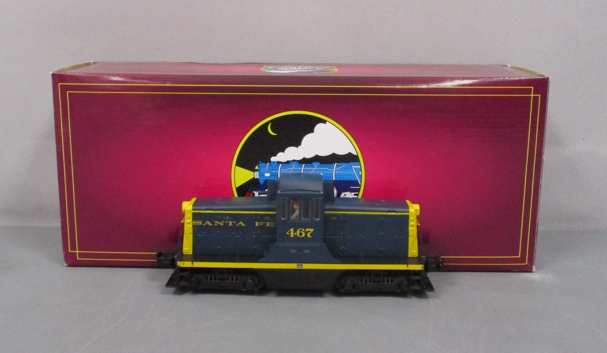 MTH 20-20468-1 Santa Fe G.E. 44 Ton Hi-Rail Diesel Engine w/PS 3.0 #467