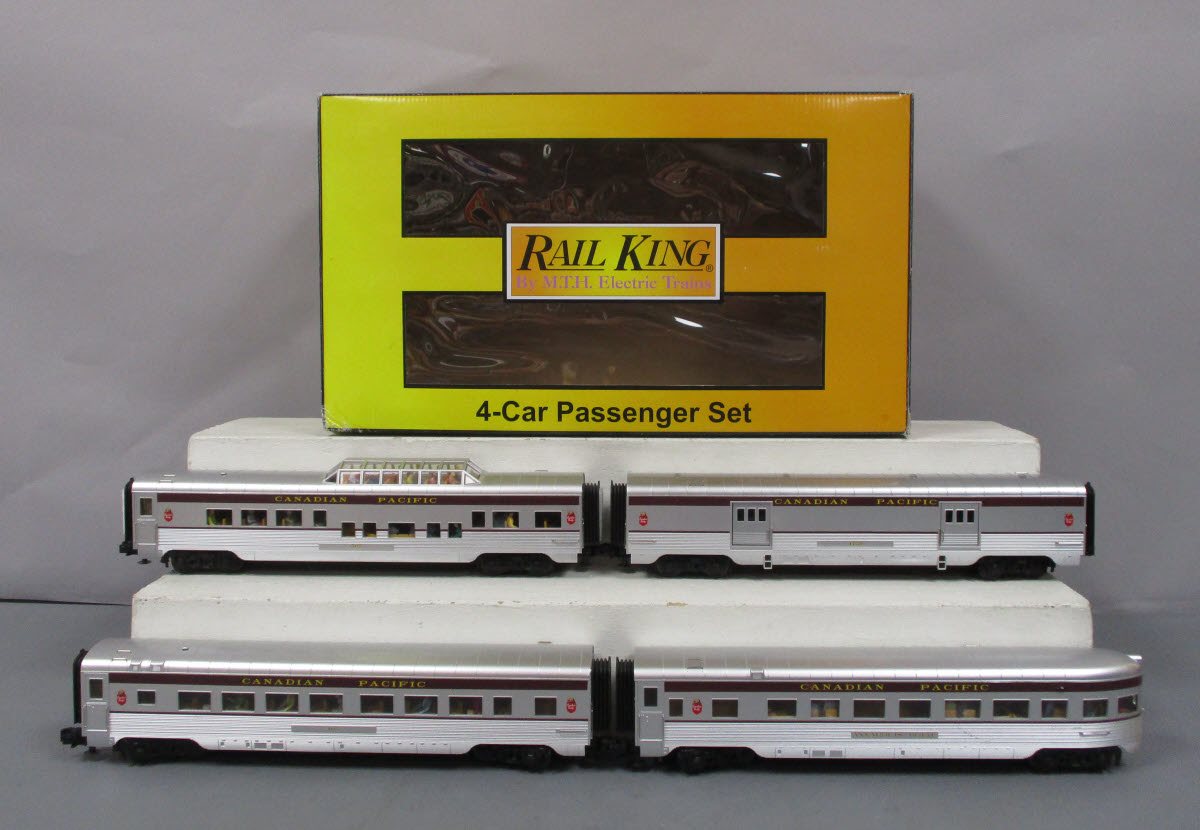 MTH 30-67835 Canadian Pacific Rail 60' Streamline Passenger (Pack of 4)
