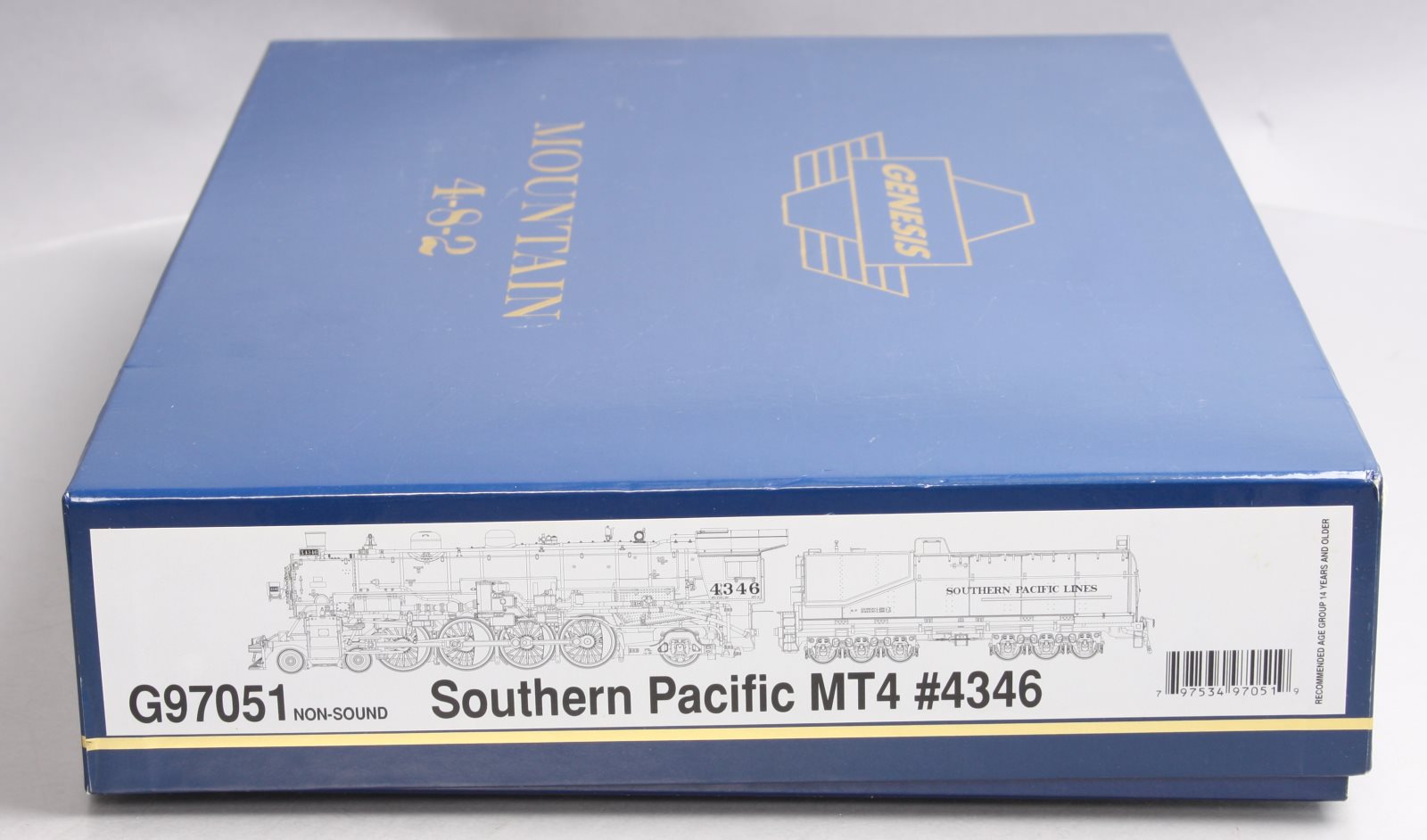 Athearn G97051 Southern Pacific 4-8-2 MT-4 Steam Locomotive & Tender #4346